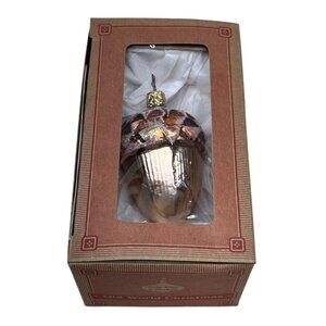 Old World Christmas Inge Glass Collection German Hand Crafted Acorn Ornament